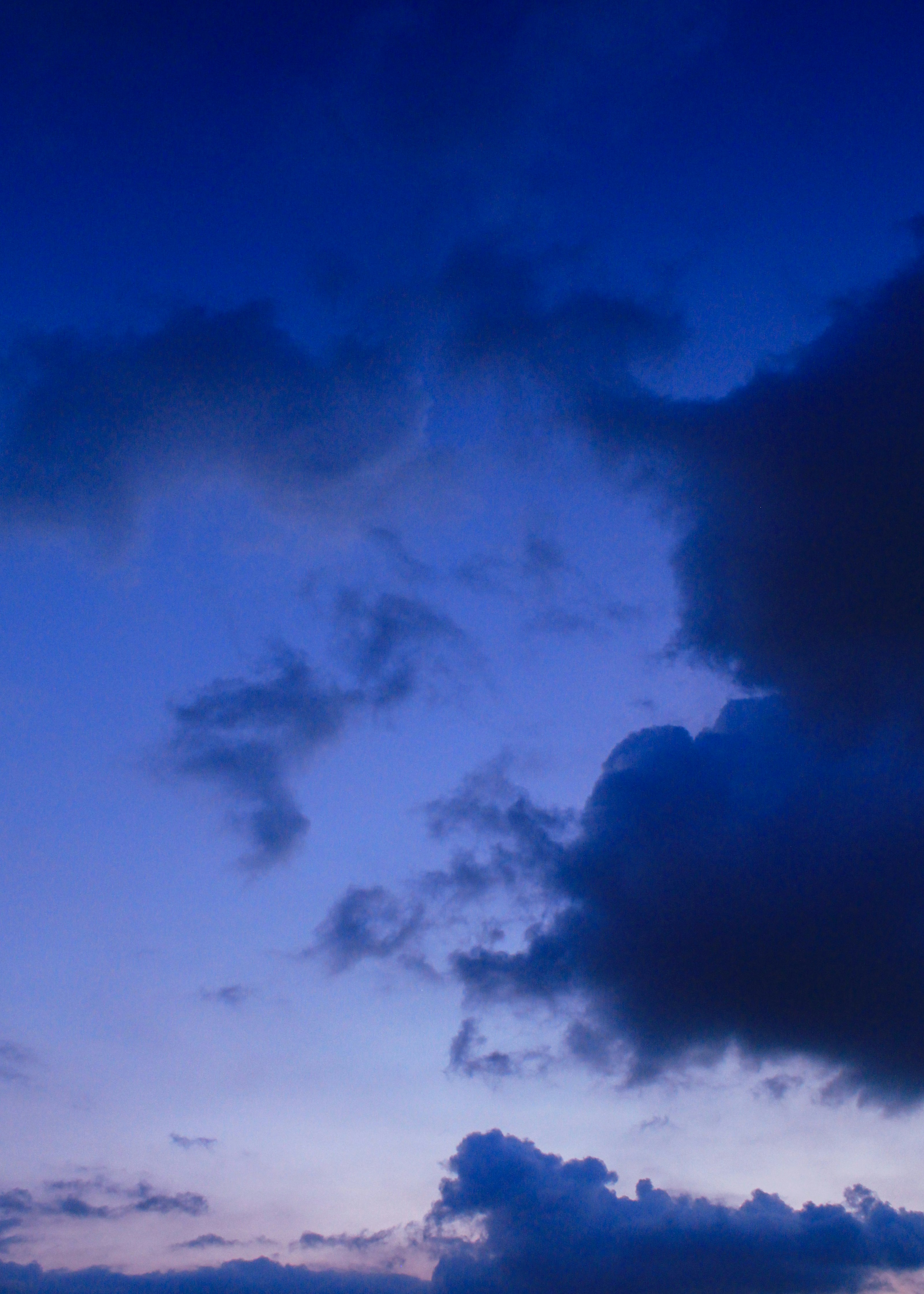 white clouds and blue sky